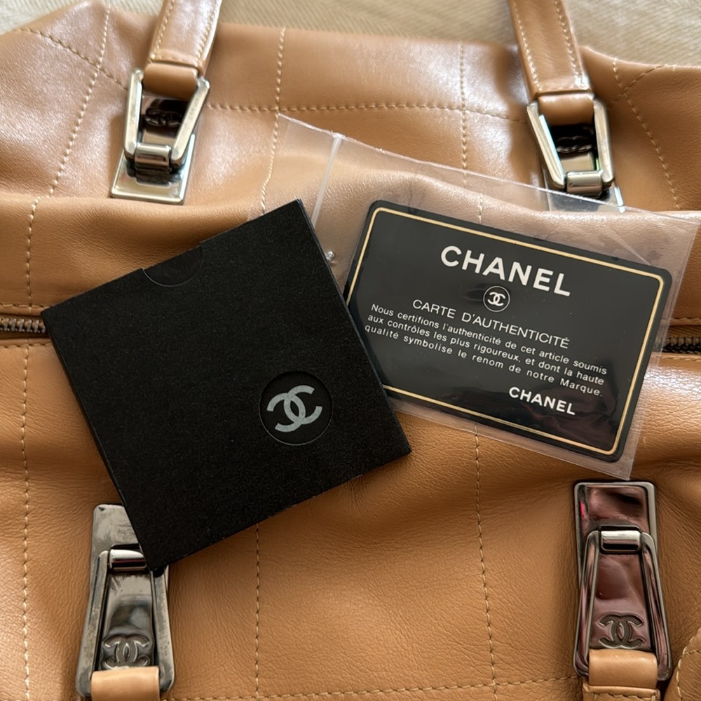 CHANEL Wild Stitch Boston Bag Leather Handbag - Picture 15 of 15